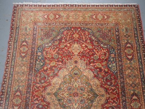 ANTIQUE ANATOLIAN SIVAS RUG VERY FINE WEAVE AND CLASSIC DESIGN CIRCA 1900 - ADDITIONAL PHOTO 2