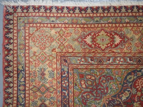 ANTIQUE ANATOLIAN SIVAS RUG VERY FINE WEAVE AND CLASSIC DESIGN CIRCA 1900 - ADDITIONAL PHOTO 5