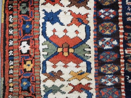 ANTIQUE KURDISH RUG WITH SHRUB DESIGN OUTSTANDING CONDITION CIRCA 1900 - ADDITIONAL PHOTO 7