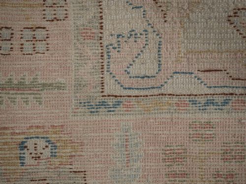 ANTIQUE TURKISH KULA OUSHAK RUG SOFT PASTEL COLOURS CIRCA 1900 - ADDITIONAL PHOTO 11
