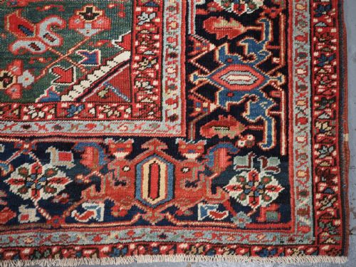 ANTIQUE HERIZ CARPET WITH OUTSTANDING COLOUR CIRCA 1900 - ADDITIONAL PHOTO 16