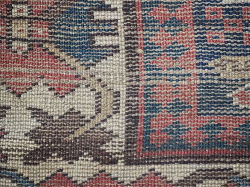 ANTIQUE SOUTH CAUCASIAN OR KURDISH RUNNER SUPERB DESIGN CIRCA 1890 - ADDITIONAL PHOTO 13