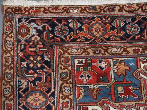 ANTIQUE HERIZ CARPET TRADITIONAL HARD WEARING FURNISHING CARPET CIRCA 1920 - ADDITIONAL PHOTO 7