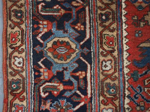 ANTIQUE HERIZ CARPET TRADITIONAL HARD WEARING FURNISHING CARPET CIRCA 1920 - ADDITIONAL PHOTO 8