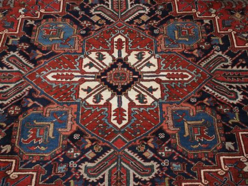 ANTIQUE HERIZ CARPET TRADITIONAL HARD WEARING FURNISHING CARPET CIRCA 1920 - ADDITIONAL PHOTO 12