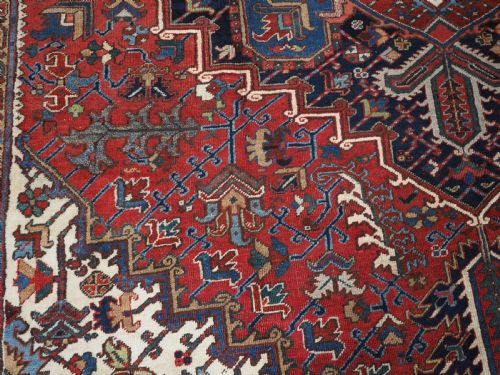 ANTIQUE HERIZ CARPET TRADITIONAL HARD WEARING FURNISHING CARPET CIRCA 1920 - ADDITIONAL PHOTO 13