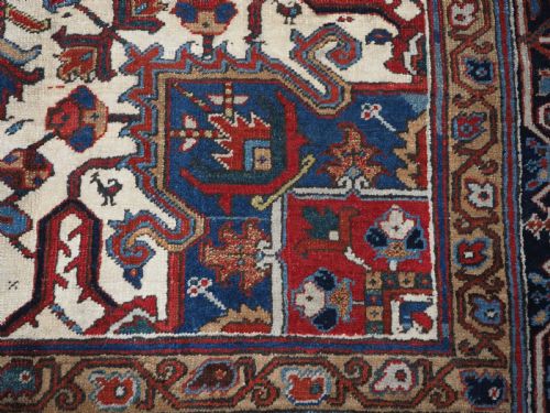 ANTIQUE HERIZ CARPET TRADITIONAL HARD WEARING FURNISHING CARPET CIRCA 1920 - ADDITIONAL PHOTO 15