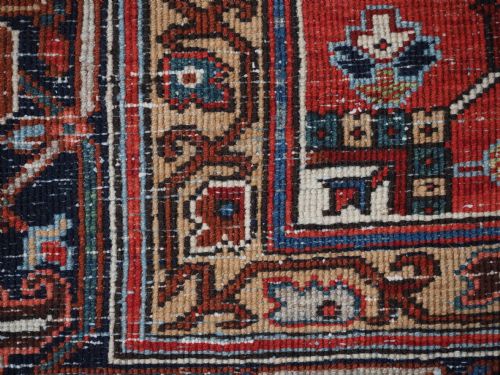 ANTIQUE HERIZ CARPET TRADITIONAL HARD WEARING FURNISHING CARPET CIRCA 1920 - ADDITIONAL PHOTO 17