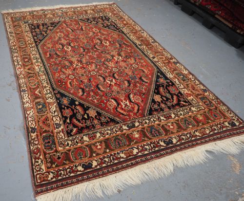 fig 1. ANTIQUE KASHKULI QASHQAI TRIBAL RUG, OUTSTANDING COLOUR & CONDITION, CIRCA 1900.