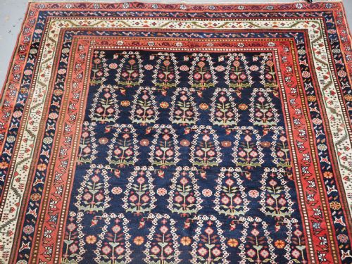 ANTIQUE KURDISH KELLEH LARGE RUNNER WITH BOTEH DESIGN CIRCA 1900 - ADDITIONAL PHOTO 1