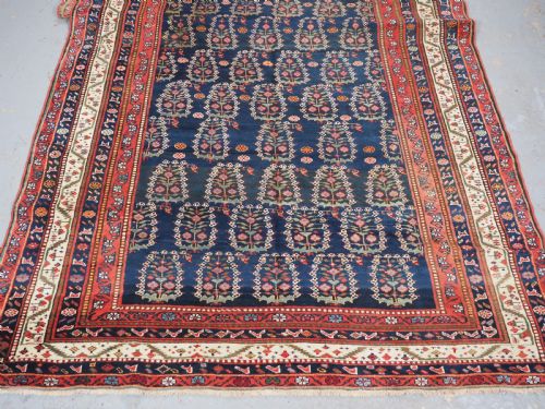 ANTIQUE KURDISH KELLEH LARGE RUNNER WITH BOTEH DESIGN CIRCA 1900 - ADDITIONAL PHOTO 5