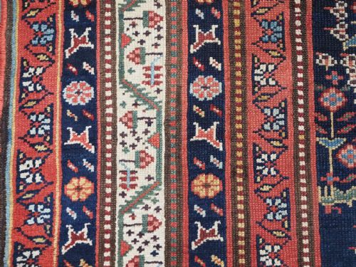 ANTIQUE KURDISH KELLEH LARGE RUNNER WITH BOTEH DESIGN CIRCA 1900 - ADDITIONAL PHOTO 7
