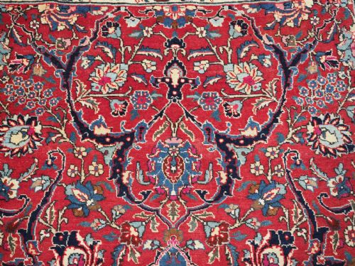ANTIQUE TABRIZ RUG WITH CLASSIC FLORAL DESIGN CIRCA 1920 1 - ADDITIONAL PHOTO 7