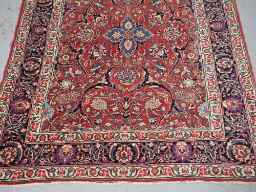 ANTIQUE TABRIZ RUG WITH CLASSIC FLORAL DESIGN CIRCA 1920 2 - ADDITIONAL PHOTO 5
