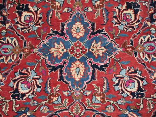 ANTIQUE TABRIZ RUG WITH CLASSIC FLORAL DESIGN CIRCA 1920 2 - ADDITIONAL PHOTO 8