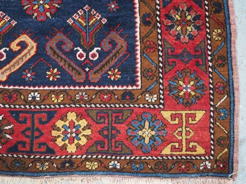 ANTIQUE TURKISH YAHYALI RUG WITH TRADITIONAL MEDALLION DESIGN CIRCA 1920 - ADDITIONAL PHOTO 10