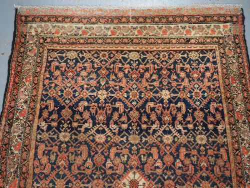 ANTIQUE MALAYER RUG WITH HERATI DESIGN CIRCA 1900 - ADDITIONAL PHOTO 2