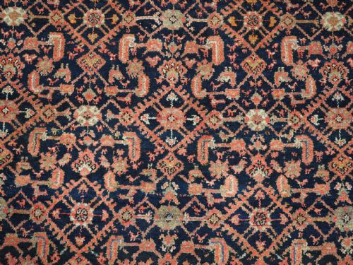 ANTIQUE MALAYER RUG WITH HERATI DESIGN CIRCA 1900 - ADDITIONAL PHOTO 9