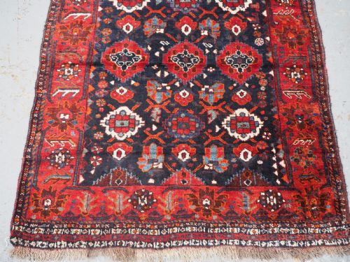 ANTIQUE SHIRAZ REGION RUG QASHQAI OR KHAMSEH TRIBES CIRCA 1920 - ADDITIONAL PHOTO 3