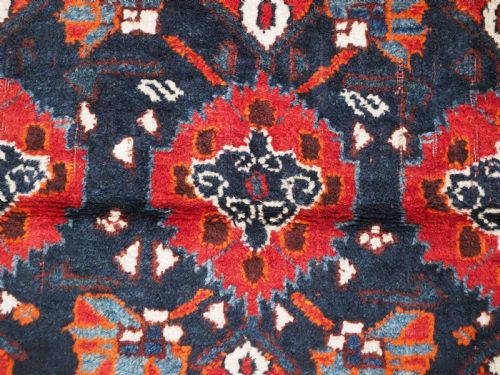 ANTIQUE SHIRAZ REGION RUG QASHQAI OR KHAMSEH TRIBES CIRCA 1920 - ADDITIONAL PHOTO 7