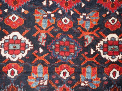 ANTIQUE SHIRAZ REGION RUG QASHQAI OR KHAMSEH TRIBES CIRCA 1920 - ADDITIONAL PHOTO 8