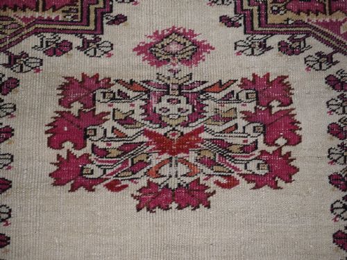 ANTIQUE TURKISH GHIORDES PRAYER RUG OF CLASSIC DESIGN CIRCA 1800 - ADDITIONAL PHOTO 9