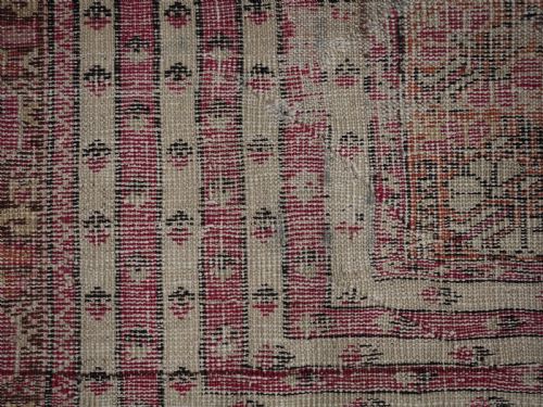 ANTIQUE TURKISH GHIORDES PRAYER RUG OF CLASSIC DESIGN CIRCA 1800 - ADDITIONAL PHOTO 12