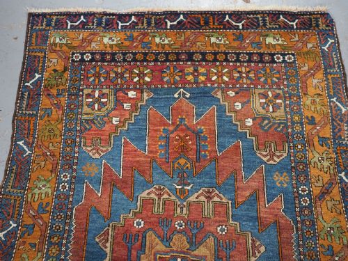 ANTIQUE TURKISH YAHYALI VILLAGE RUG TRADITIONAL DESIGN CIRCA 1900 - ADDITIONAL PHOTO 2