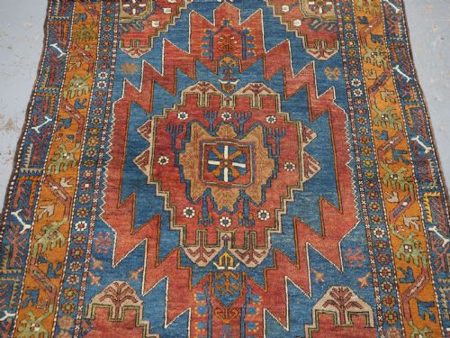 ANTIQUE TURKISH YAHYALI VILLAGE RUG TRADITIONAL DESIGN CIRCA 1900 - ADDITIONAL PHOTO 3