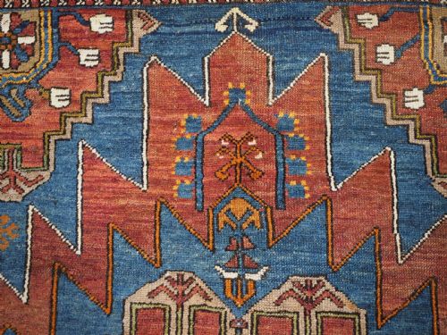 ANTIQUE TURKISH YAHYALI VILLAGE RUG TRADITIONAL DESIGN CIRCA 1900 - ADDITIONAL PHOTO 7