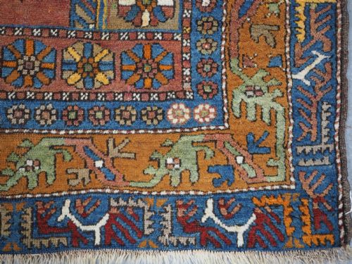 ANTIQUE TURKISH YAHYALI VILLAGE RUG TRADITIONAL DESIGN CIRCA 1900 - ADDITIONAL PHOTO 9