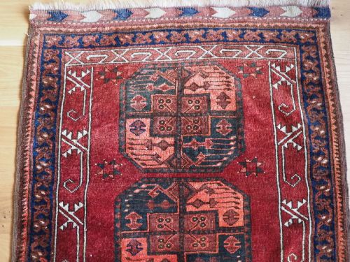 ANTIQUE ERSARI TURKMEN OF SCARCE SMALL SIZE GREAT COLOUR AND CONDITION CIRCA 1920 - ADDITIONAL PHOTO 2