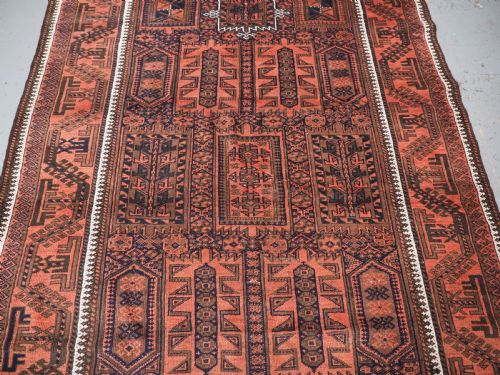 ANTIQUE BALUCH RUG TRADITIONAL YAQUAB KHANI DESIGN CIRCA 1900 - ADDITIONAL PHOTO 3