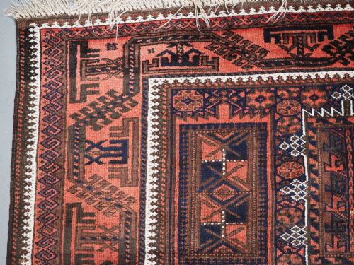 ANTIQUE BALUCH RUG TRADITIONAL YAQUAB KHANI DESIGN CIRCA 1900 - ADDITIONAL PHOTO 5