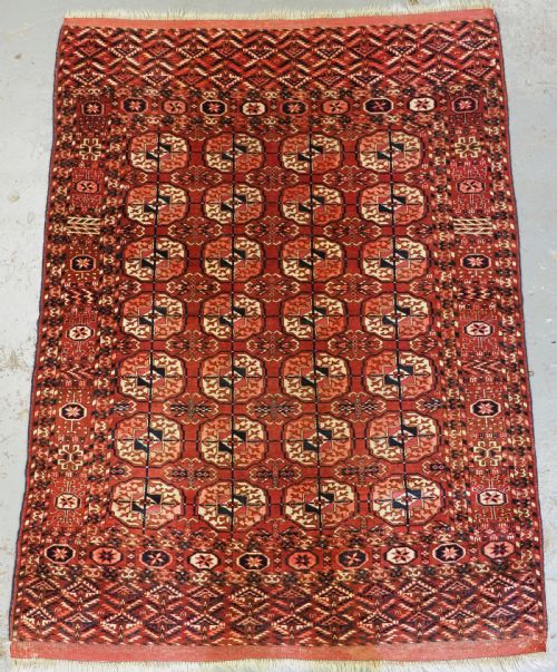 Antique Tekke Turkmen 'Dowry' Rug, Small Size and Very Fine Weave, Circa 1870/80.