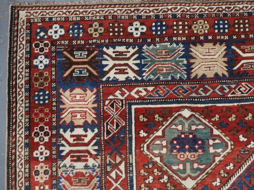 ANTIQUE CAUCASIAN SHIRVAN BAKU KHILA RUG OF LARGE SIZE OUTSTANDING CONDITION CIRCA 1890 - ADDITIONAL PHOTO 5