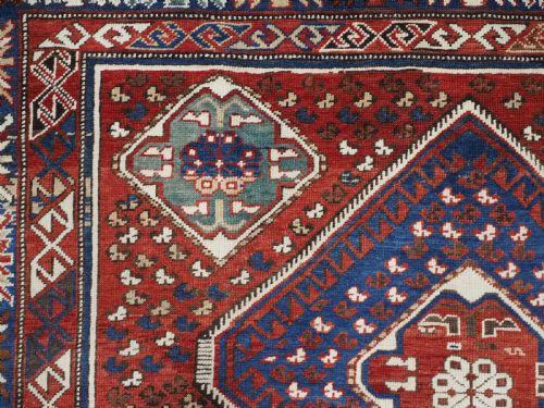 ANTIQUE CAUCASIAN SHIRVAN BAKU KHILA RUG OF LARGE SIZE OUTSTANDING CONDITION CIRCA 1890 - ADDITIONAL PHOTO 6