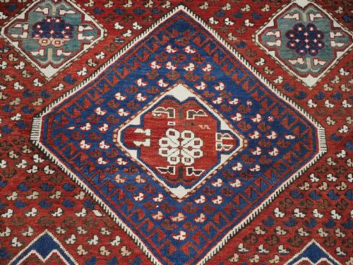 ANTIQUE CAUCASIAN SHIRVAN BAKU KHILA RUG OF LARGE SIZE OUTSTANDING CONDITION CIRCA 1890 - ADDITIONAL PHOTO 9