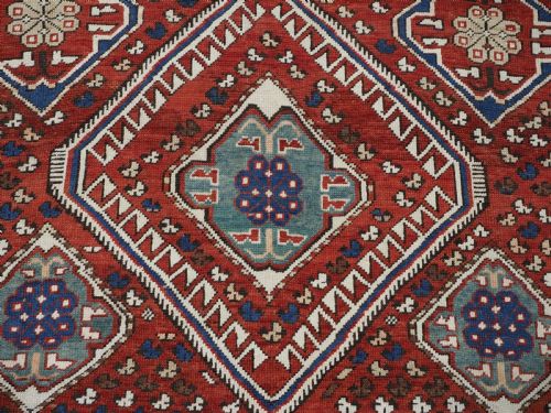 ANTIQUE CAUCASIAN SHIRVAN BAKU KHILA RUG OF LARGE SIZE OUTSTANDING CONDITION CIRCA 1890 - ADDITIONAL PHOTO 11