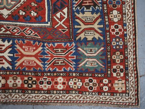 ANTIQUE CAUCASIAN SHIRVAN BAKU KHILA RUG OF LARGE SIZE OUTSTANDING CONDITION CIRCA 1890 - ADDITIONAL PHOTO 13