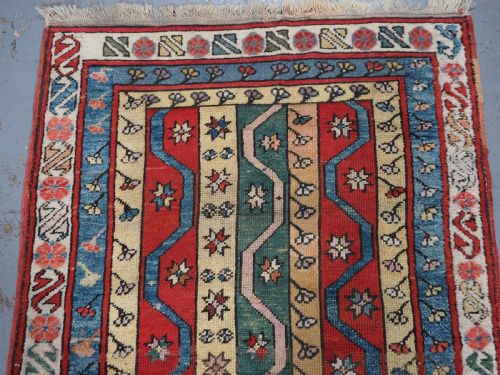 ANTIQUE TURKISH KONYA REGION VILLAGE RUG POSSIBLY KAVAK VILLAGE CIRCA 190020 - ADDITIONAL PHOTO 2