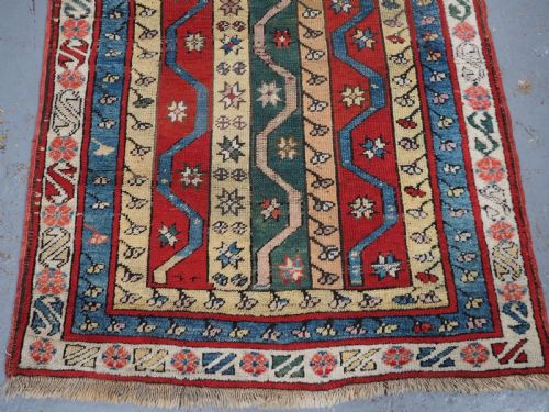 ANTIQUE TURKISH KONYA REGION VILLAGE RUG POSSIBLY KAVAK VILLAGE CIRCA 190020 - ADDITIONAL PHOTO 4