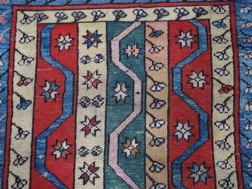 ANTIQUE TURKISH KONYA REGION VILLAGE RUG POSSIBLY KAVAK VILLAGE CIRCA 190020 - ADDITIONAL PHOTO 7