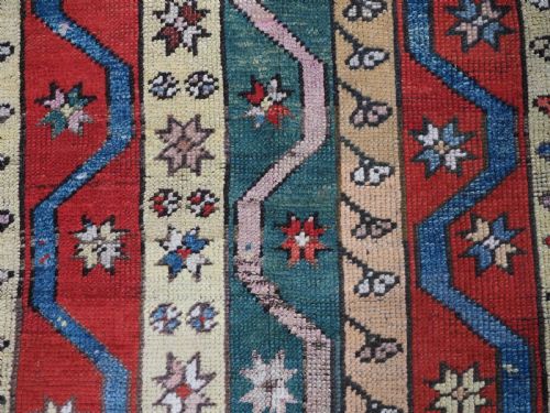 ANTIQUE TURKISH KONYA REGION VILLAGE RUG POSSIBLY KAVAK VILLAGE CIRCA 190020 - ADDITIONAL PHOTO 8
