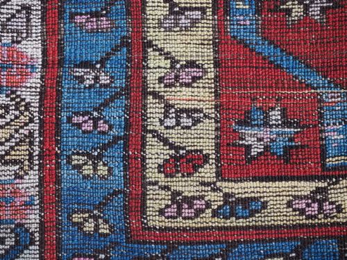 ANTIQUE TURKISH KONYA REGION VILLAGE RUG POSSIBLY KAVAK VILLAGE CIRCA 190020 - ADDITIONAL PHOTO 11