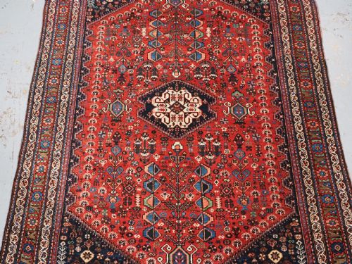 ANTIQUE ABEDEH RUG WITH TRIBAL DESIGN EXCELLENT CONDITION CIRCA 190020 - ADDITIONAL PHOTO 3
