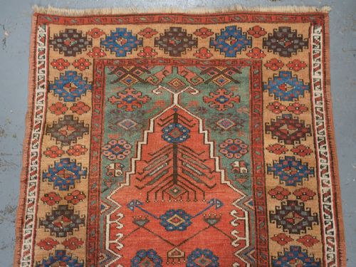 ANTIQUE TURKISH KONYA REGION VILLAGE PRAYER RUG CIRCA 1850 - ADDITIONAL PHOTO 2