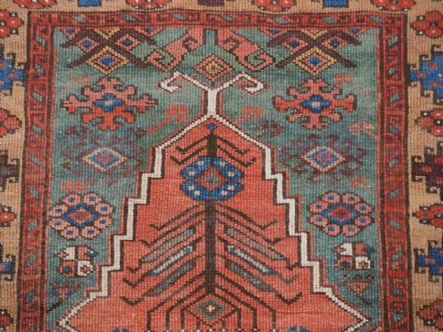 ANTIQUE TURKISH KONYA REGION VILLAGE PRAYER RUG CIRCA 1850 - ADDITIONAL PHOTO 6