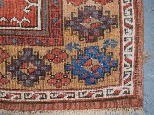 ANTIQUE TURKISH KONYA REGION VILLAGE PRAYER RUG CIRCA 1850 - ADDITIONAL PHOTO 9