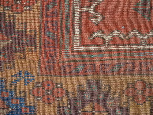 ANTIQUE TURKISH KONYA REGION VILLAGE PRAYER RUG CIRCA 1850 - ADDITIONAL PHOTO 10